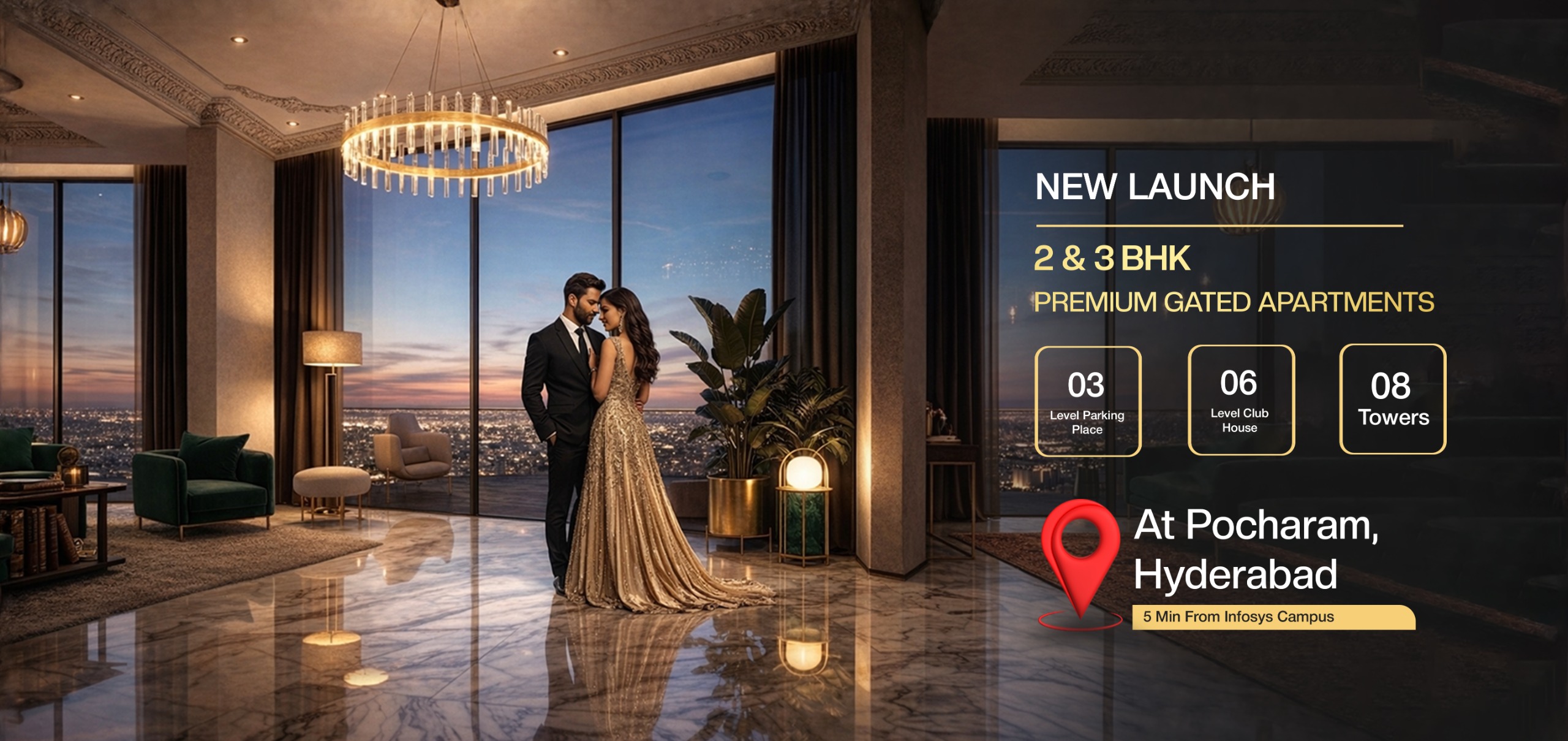 flats for sale in Pocharam Hyderabad